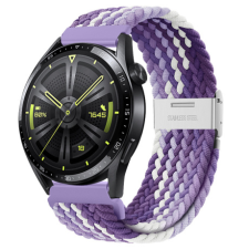 BSTRAP Elastic Nylon 2 szíj Huawei Watch GT2 Pro, grape okosóra kellék