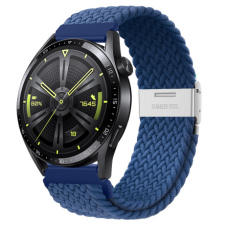BSTRAP Elastic Nylon 2 szíj Samsung Galaxy Watch 3 45mm, cold blue okosóra kellék