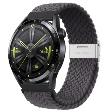 BSTRAP Elastic Nylon 2 szíj Samsung Galaxy Watch 3 45mm, space ash okosóra kellék