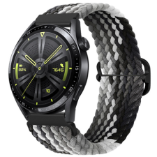 BSTRAP Elastic Nylon szíj Huawei Watch GT2 42mm, black qiao okosóra kellék