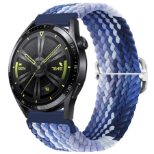 BSTRAP Elastic Nylon szíj Xiaomi Amazfit GTR 2 / GTR 47mm, blueberry okosóra kellék
