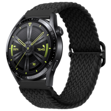 BSTRAP Elastic Nylon szíj Xiaomi Watch S1 Active, black okosóra kellék