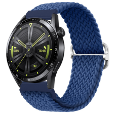 BSTRAP Elastic Nylon szíj Xiaomi Watch S1 Active, cold blue okosóra kellék