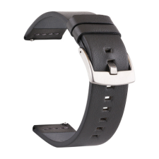 BSTRAP Fine Leather szíj Samsung Galaxy Watch 3 41mm, black okosóra kellék