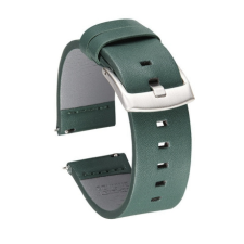 BSTRAP Fine Leather szíj Xiaomi Haylou Solar LS05, green okosóra kellék