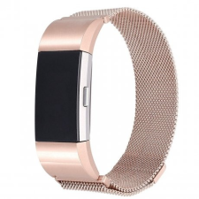 BSTRAP Fitbit Charge 2 Milanese (Large) szíj, Rose Gold mobiltelefon kellék