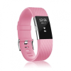 BSTRAP Fitbit Charge 2 Silicone Diamond (Large) szíj, Pink
