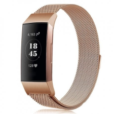 BSTRAP Fitbit Charge 3 Milanese (Small) szíj, Rose Gold mobiltelefon kellék