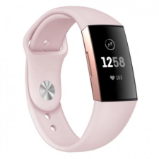 BSTRAP Fitbit Charge 3 Silicone (Small) szíj, Apricot mobiltelefon kellék