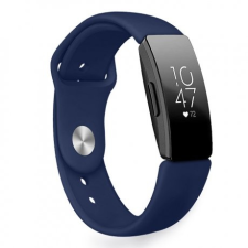 BSTRAP Fitbit Inspire Silicone (Large) szíj, Dark Blue mobiltelefon kellék