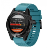 BSTRAP Garmin Fenix 5 Silcone Acton szíj, Dark Teal