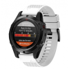 BSTRAP Garmin Fenix 5 Silcone Acton szíj, White