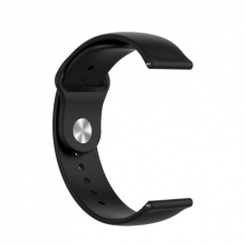 BSTRAP Garmin Vivoactive 4s Silicone szíj, Black óraszíj