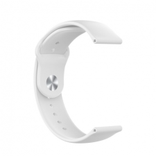 BSTRAP Garmin Vivoactive 4s Silicone szíj, White óraszíj