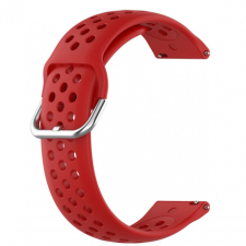 BSTRAP Huawei Watch 3 / 3 Pro Silicone Dots szíj, red okosóra kellék