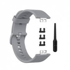 BSTRAP Huawei Watch Fit Silicone szíj, Gray okosóra kellék