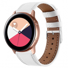 BSTRAP Huawei Watch GT3 42mm Leather Italy szíj, White okosóra kellék