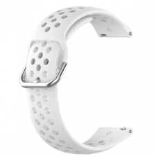 BSTRAP Huawei Watch GT3 46mm Silicone Dots szíj, white okosóra kellék