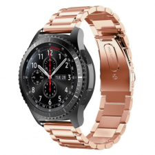 BSTRAP Huawei Watch GT3 46mm Stainless Steel szíj, Rose Gold okosóra kellék