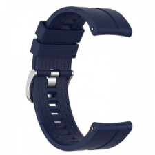 BSTRAP Huawei Watch GT 42mm Silicone Cube szíj, Dark Blue okosóra kellék