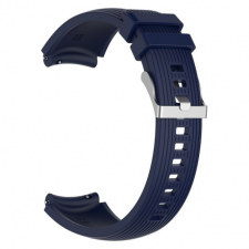 BSTRAP Huawei Watch GT 42mm Silicone Davis szíj, Dark Blue okosóra kellék