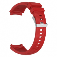 BSTRAP Huawei Watch GT/GT2 46mm Silicone Davis szíj, Dark red okosóra kellék