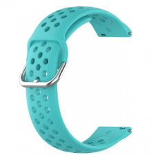 BSTRAP Huawei Watch GT/GT2 46mm Silicone Dots szíj, teal okosóra kellék