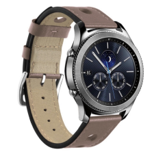 BSTRAP Leather Italy szíj Xiaomi Watch S1 Active, khaki brown okosóra kellék