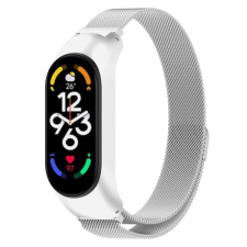 BSTRAP Milanese szíj Xiaomi Mi Band 5/6, silver okosóra kellék