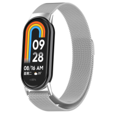 BSTRAP Milanese szíj Xiaomi Mi Band 8, silver okosóra kellék