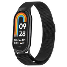 BSTRAP Milanese szíj Xiaomi Smart Band 8 / 9, black okosóra kellék