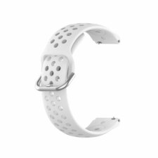 BSTRAP NEOGO SmartWatch Glam / Glam 2 Silicone Dots szíj, White óraszíj