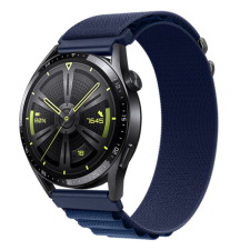 BSTRAP Nylon Loop szíj Samsung Galaxy Watch 3 45mm, navy blue okosóra kellék