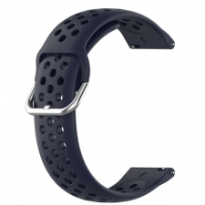 BSTRAP Samsung Galaxy Watch 3 41mm Silicone Dots szíj, navy blue okosóra kellék
