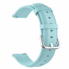 BSTRAP Samsung Galaxy Watch 3 45mm Leather Lux szíj, light blue okosóra kellék