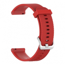 BSTRAP Samsung Galaxy Watch 3 45mm Silicone Land szíj, Red okosóra kellék