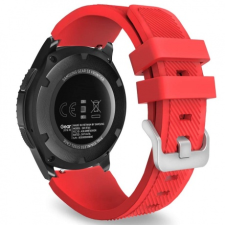 BSTRAP Samsung Galaxy Watch 3 45mm Silicone Sport szíj, Red okosóra kellék