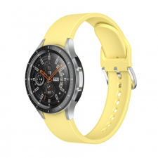 BSTRAP Samsung Galaxy Watch 4 Silicone szíj, Yellow okosóra kellék