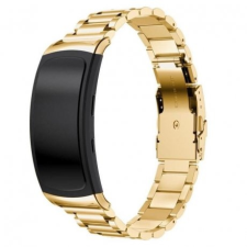 BSTRAP Samsung Gear Fit 2 Stainless Steel szíj, Gold mobiltelefon kellék