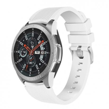 BSTRAP Samsung Gear S3 Silicone Davis szíj, White mobiltelefon kellék
