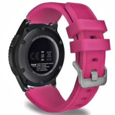 BSTRAP Samsung Gear S3 Silicone Sport szíj, Dark Pink mobiltelefon kellék