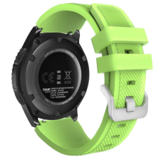 BSTRAP Silicone Sport szíj Xiaomi Watch S1 Active, green okosóra kellék