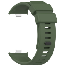 BSTRAP Silicone szíj Xiaomi Redmi Watch 4, dark green okosóra kellék
