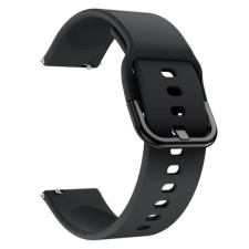 BSTRAP Silicone V2 szíj Xiaomi Watch S1 Active, black okosóra kellék