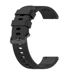 BSTRAP Silicone V3 szíj Xiaomi Watch S1 Active, black okosóra kellék