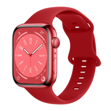 BSTRAP Smooth Silicone szíj Apple Watch 38/40/41mm, red okosóra kellék