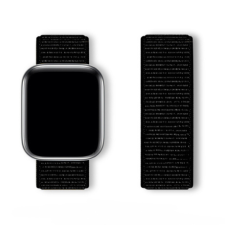 BSTRAP Sport Loop szíj Apple Watch 42/44/45/49mm, black okosóra kellék