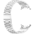 BSTRAP Stainless Steel szíj Samsung Galaxy Watch Ultra 47mm, silver