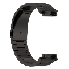 BSTRAP Stainless Steel szíj Xiaomi Amazfit Active Edge, black okosóra kellék