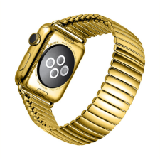 BSTRAP Steel szíj Apple Watch 42/44/45mm, gold okosóra kellék